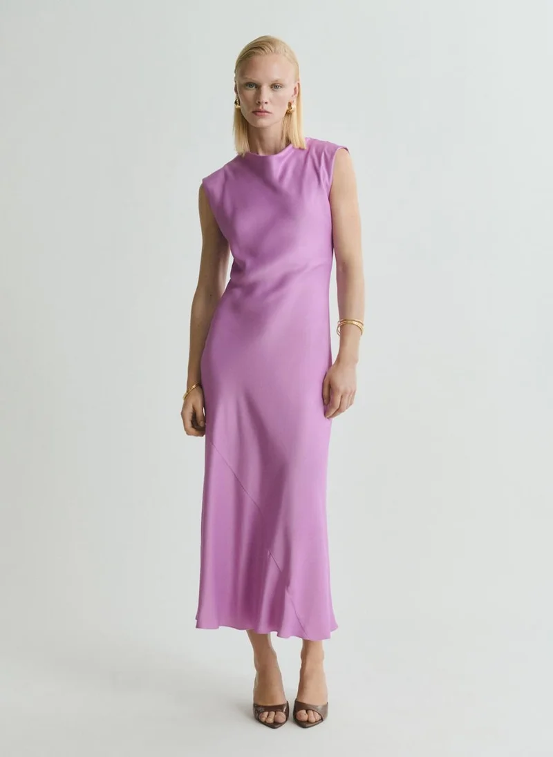 مانجو Satin Midi Dress