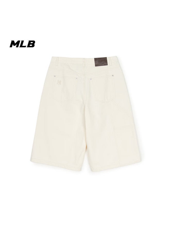 Mlb Women's Floral Comfortable Stylish Denim Trendy Shorts, Spring 2025 New Style 3ldpm0253-50crd - Image 3