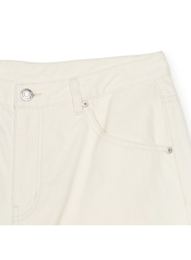 Mlb Women's Floral Comfortable Stylish Denim Trendy Shorts, Spring 2025 New Style 3ldpm0253-50crd - Image 4