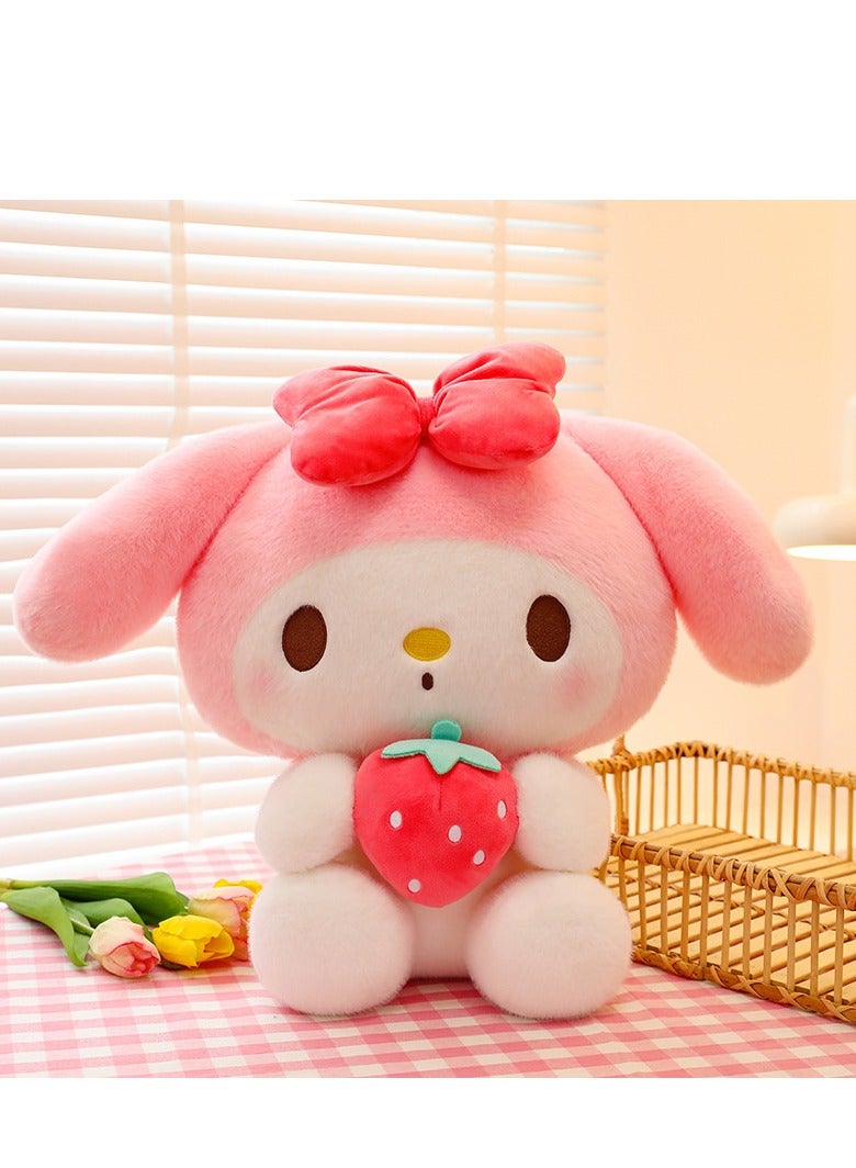 سانريو شخصيات ألعاب سانريو ميلودي القطيفة للأطفال، لعبة ناعمة للعناق واللعب، 45 سم - Image 1