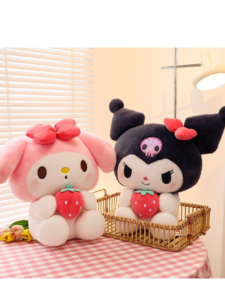سانريو شخصيات ألعاب سانريو ميلودي القطيفة للأطفال، لعبة ناعمة للعناق واللعب، 45 سم - Image 2