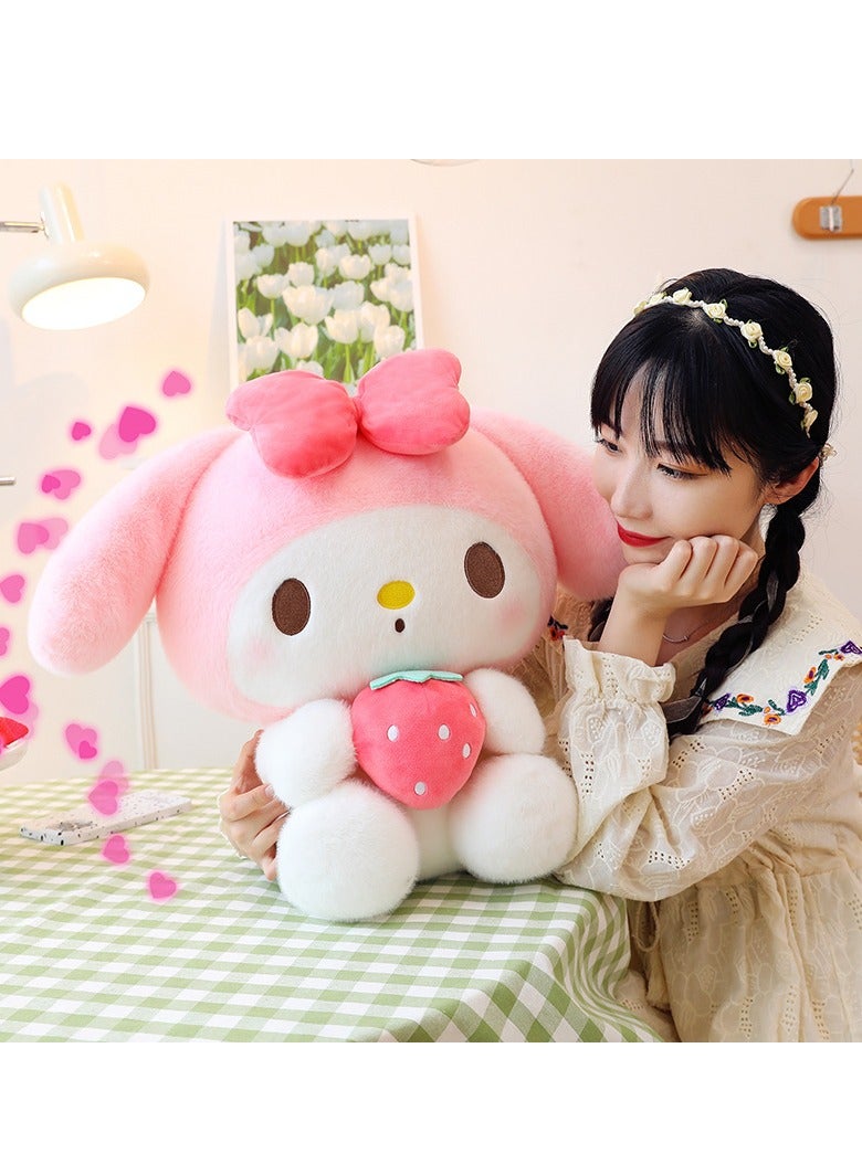 سانريو شخصيات ألعاب سانريو ميلودي القطيفة للأطفال، لعبة ناعمة للعناق واللعب، 45 سم - Image 4