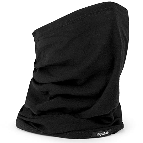 GripGrab Multifunctional Merino Wool Neck Warmer Thermal Cycling Winter Neck Gaiter Merino Neck Tube Scarf Lightweight - Image 1