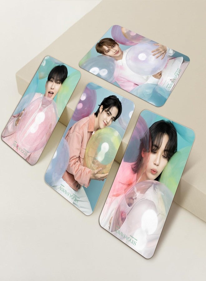 NS Trading بطاقات صور من ألبوم Seventeen الياباني "Always Yours" من إنتاج NS Trading (مجموعة من 28 بطاقة + 4 بطاقات مجانية) مصنوعة من ورق مقوى لامع مغلف بطبقة لامعة، وزنها 350 غرامًا للمتر المربع - Image 2