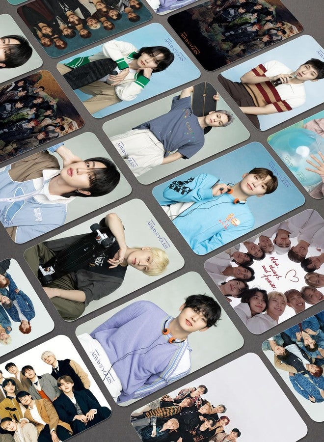 NS Trading بطاقات صور من ألبوم Seventeen الياباني "Always Yours" من إنتاج NS Trading (مجموعة من 28 بطاقة + 4 بطاقات مجانية) مصنوعة من ورق مقوى لامع مغلف بطبقة لامعة، وزنها 350 غرامًا للمتر المربع - Image 3