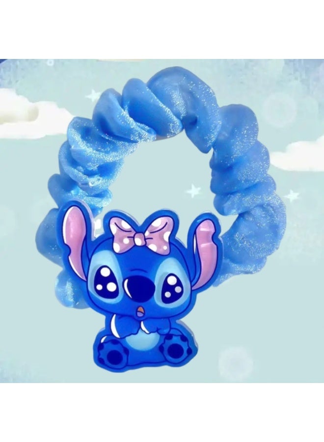 STITCH 5-pack-Stitch cartoon hair band children's accessories ponytail hair rope rubber band - Image 5