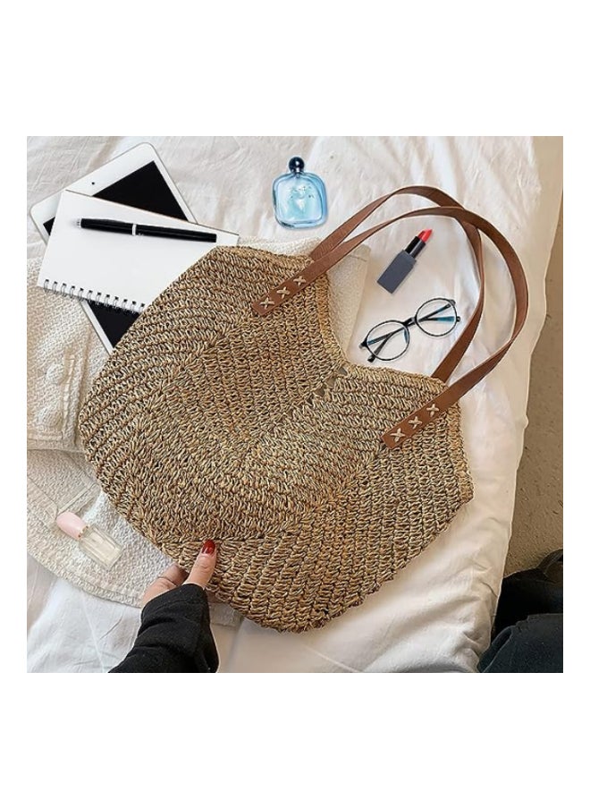 NXT - Straw Purse Beach Purse Wicker Bag for Women - Image 1