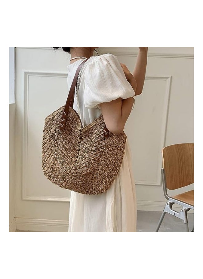 NXT - Straw Purse Beach Purse Wicker Bag for Women - Image 1