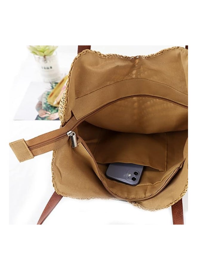 NXT - Straw Purse Beach Purse Wicker Bag for Women - Image 1