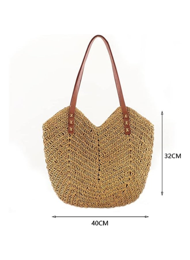 NXT - Straw Purse Beach Purse Wicker Bag for Women - Image 1