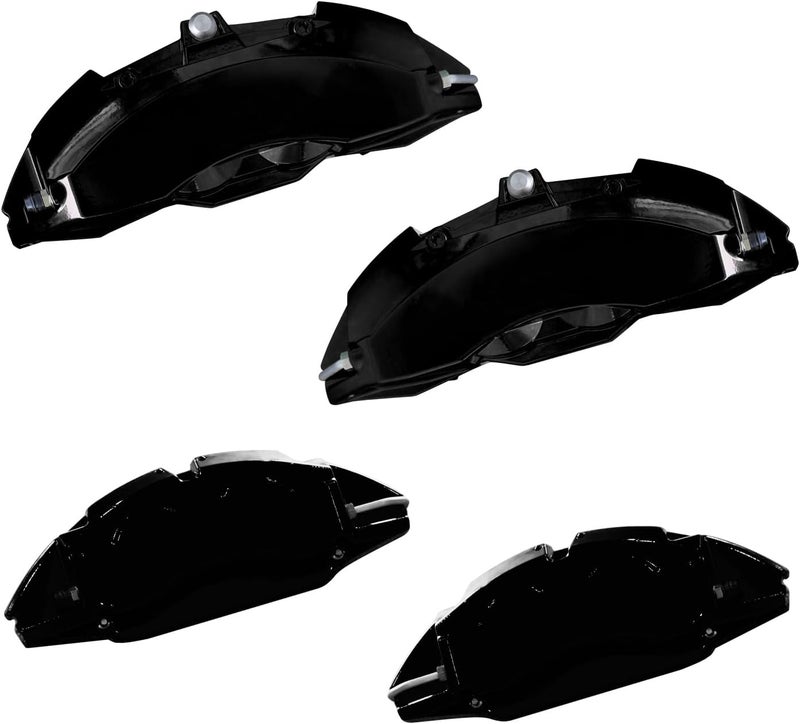 AOOA Black Caliper Covers with White AOOA New Moulds for Tesla Model Y (Set of 4) - Image 1
