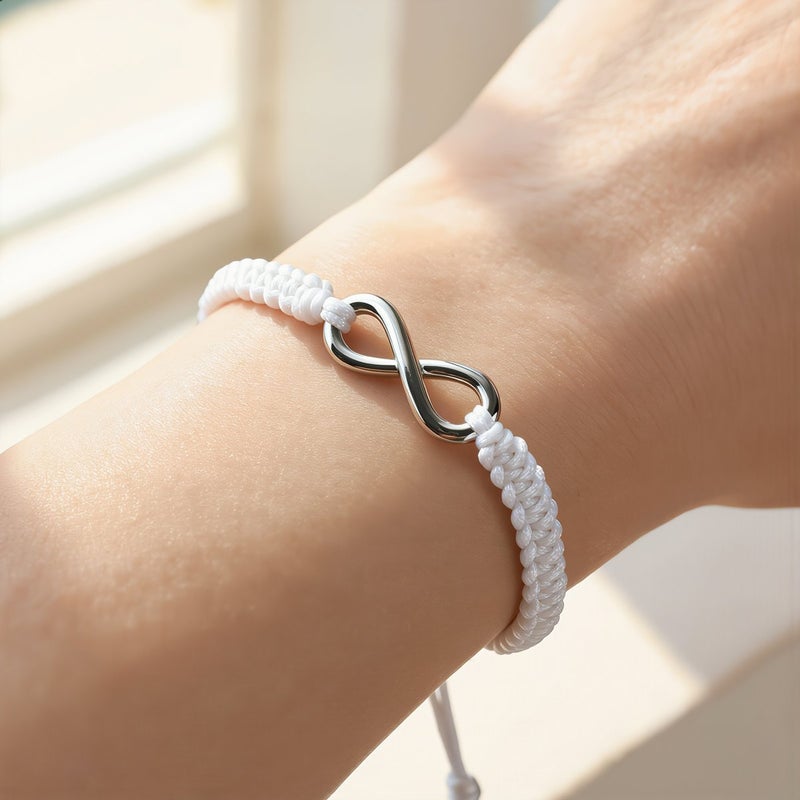 Infinity Braided Bracelet Unisex For Dating Party Travel Wedding Casual Everyday Wear Accessory - Image 5