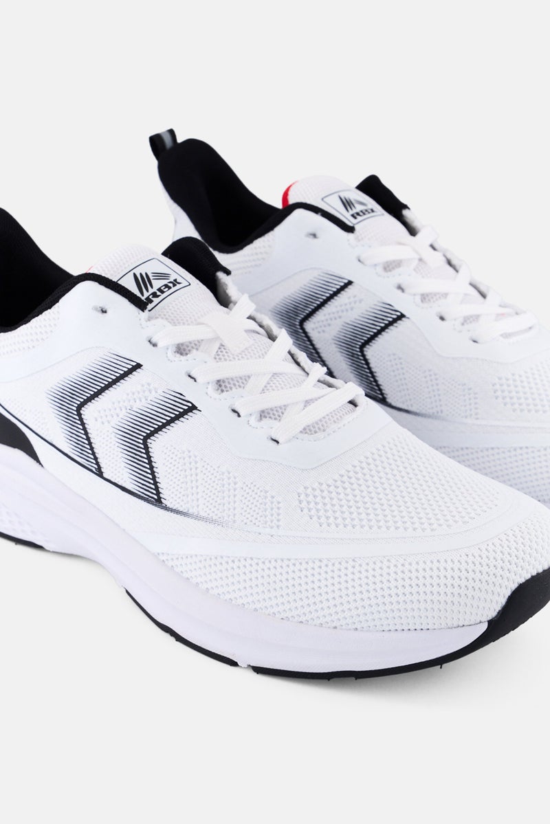 RBX Men Lace Up Outdoor Shoes, White - Image 3