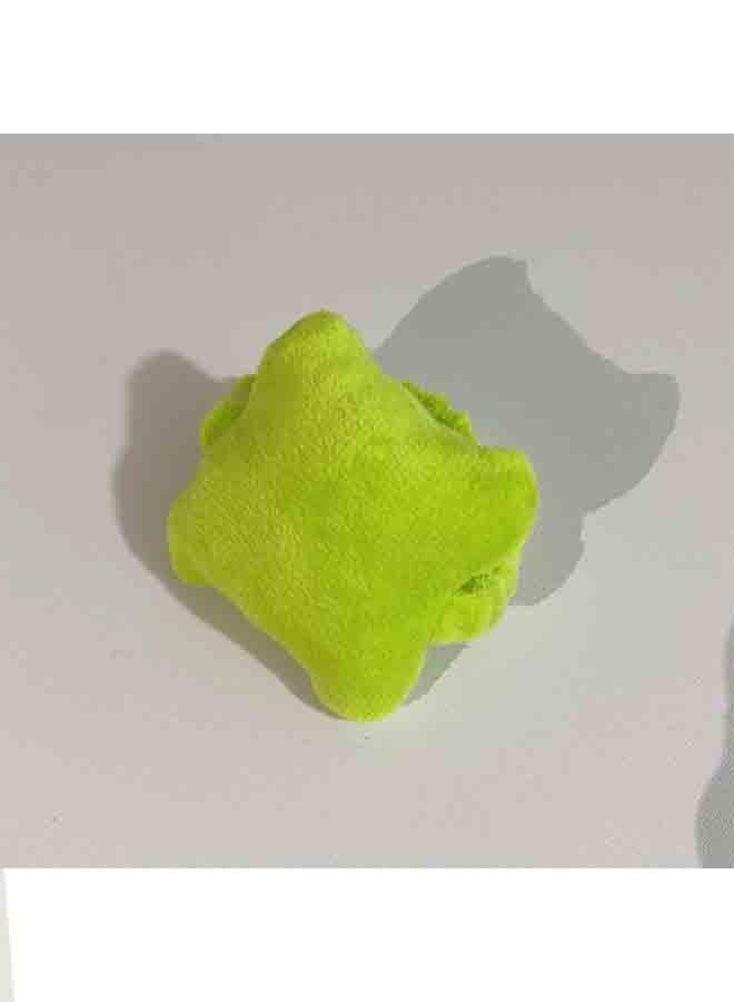 2 Pieces Mini Wrist Rest Pads for Office, Gaming, Laptop and Computer - Soft Velvet Support, Relieve Wrist Pain (Green/Pink)  - Image 3