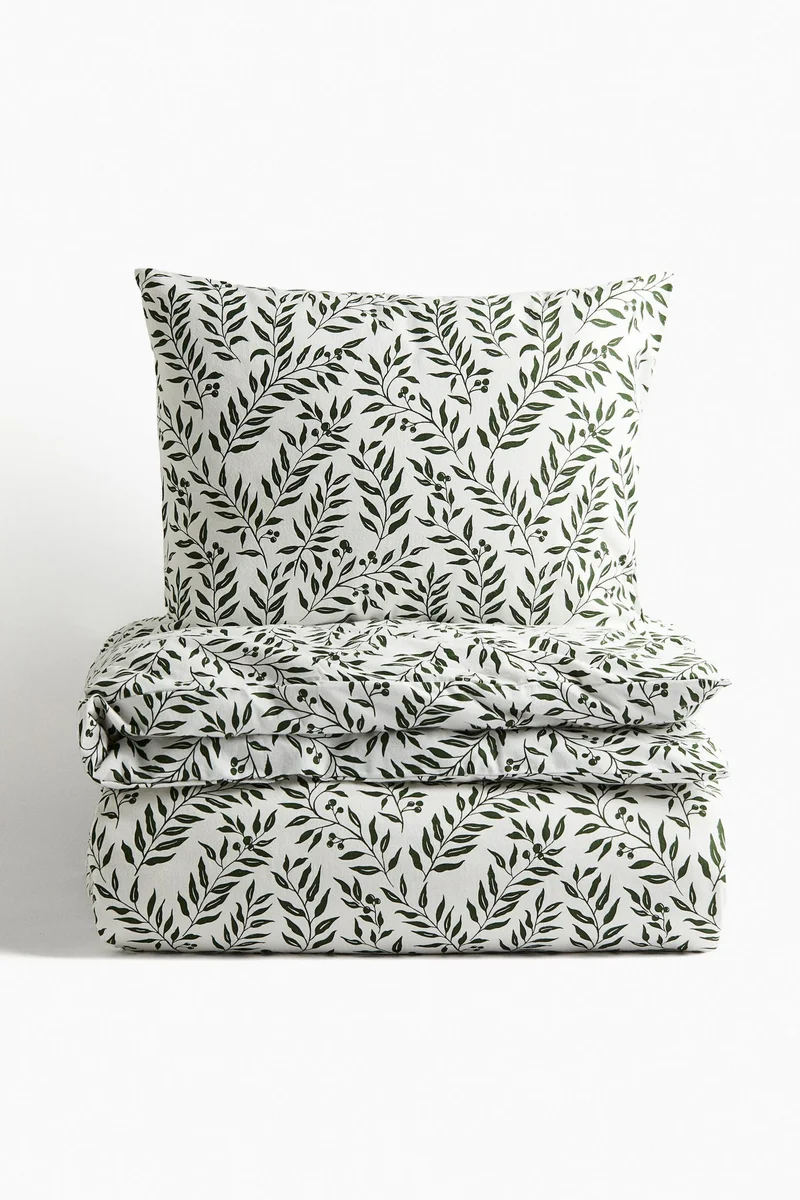 اتش اند ام طقم مكون من غطاء لحاف مفرد من الفلانيل