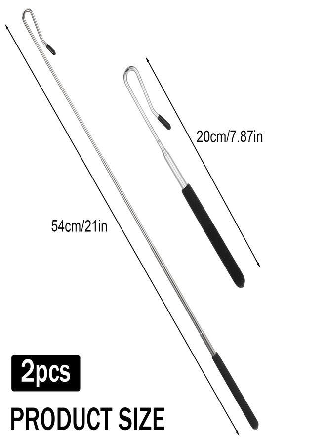 Aeaocvo 2 Pack Puppet Handles Arm Control Rod, 8-21 inch Extendable Metal Puppet Stick Accessory, Easy to Use Puppet Arm Rods Tools for Small and Large Puppets - Image 2