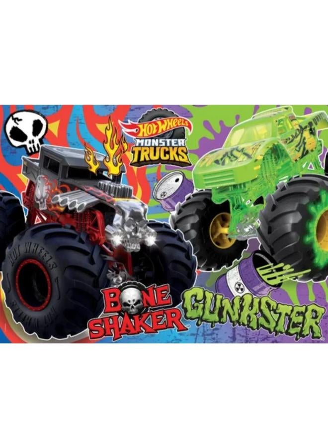 Lisciani Hot Wheels Monster Trucks Maxi Floor Puzzle - 24 Pieces - Image 3