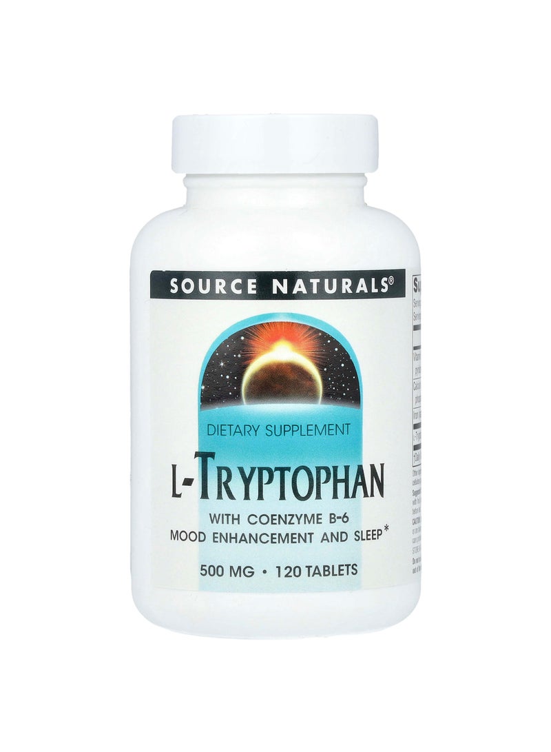 L-Tryptophan With Coenzyme B-6, 120 Tablets