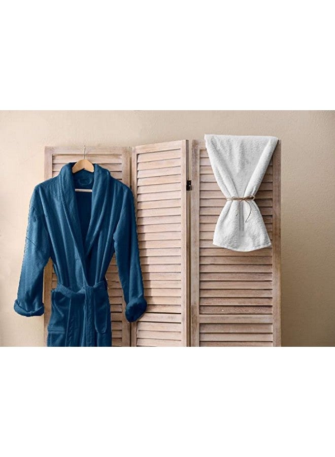 DIVINE OVERSEAS DIVINE OVERSEAS - Luxury Bathrobes ◈ Pack of 1 ◈ Unisex Size for Men & Women ◈ Perfect for Gifting purpose ◈ Specially for Hotel, Spa, Honeymoon & Salons - S/M Size, Teal blue - Image 4