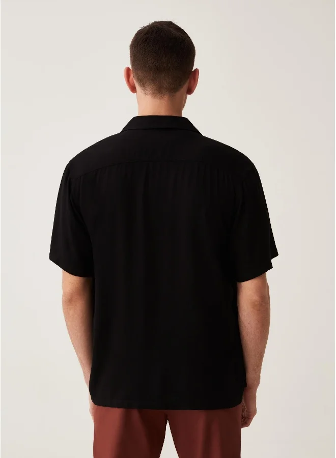 Ovs Ovs Grand&Hills Oversize Shirt In Sustainable Viscose.