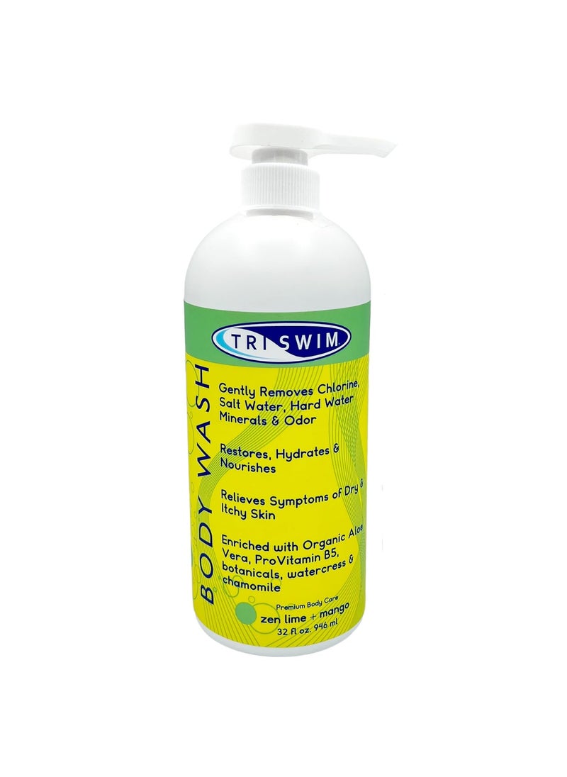 Triswim TRISWIM Chlorine Removal Body Wash 32 Fl Oz  After Swim Care  Moisturizing Chlorine Body Soap For Swimmers And Athletes 