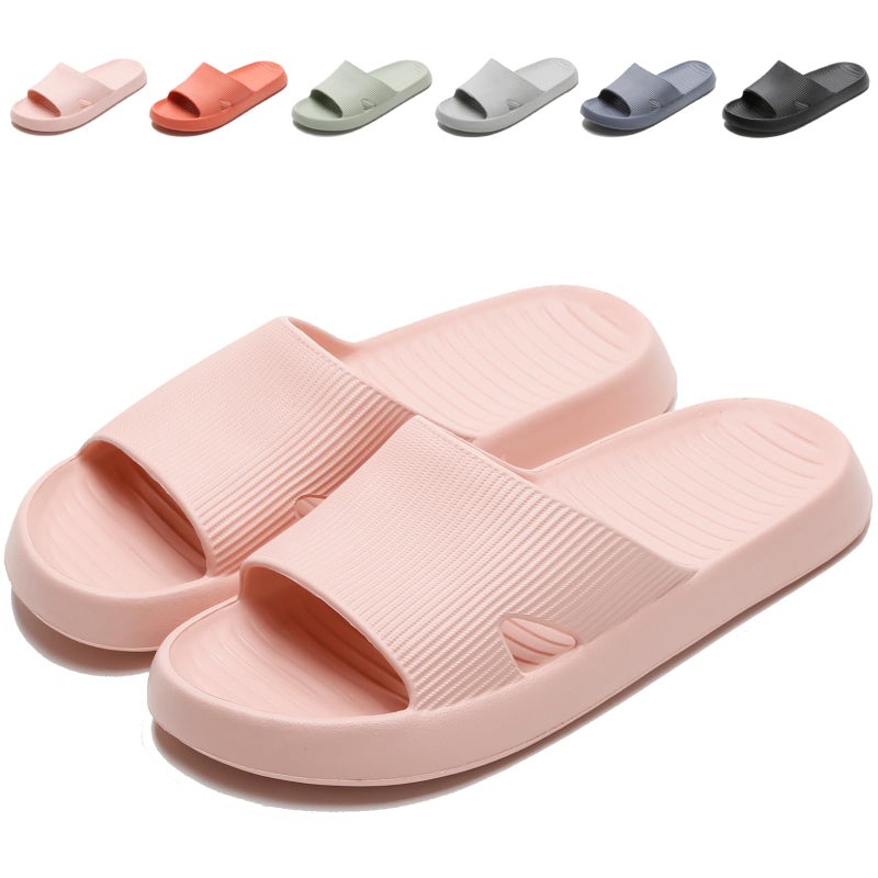 Anmerl Shower Shoes for Men and Women, Soft Lightweight Quick-Drying Non-Slip House Slippers Slides for Bathroom, Pool, Beach, Indoor & Outdoor - Image 1