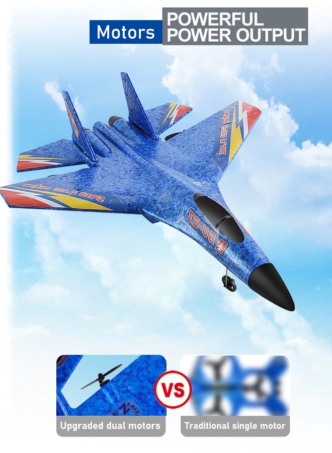 Wholesale remote control foam aircraft land and air amphibious aircraft model fighter fixed wing glider anti-fall remote control aircraft - Image 5