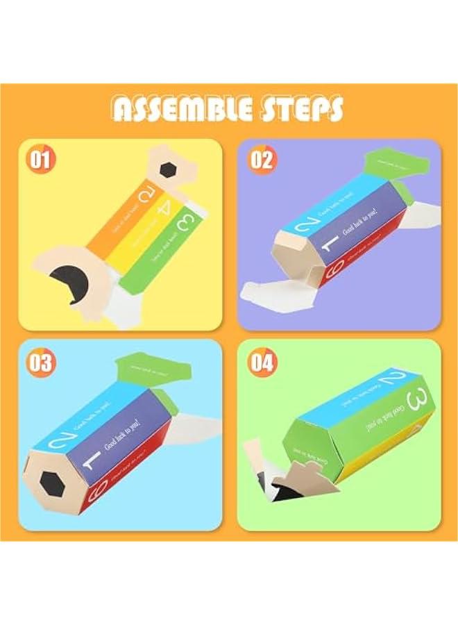 MOXO 24  Back to School  Box Party Favor Box Pencil Shaped Candy Box for Birthday Party Graduation Back to School Birthday Party Supplies - Image 5