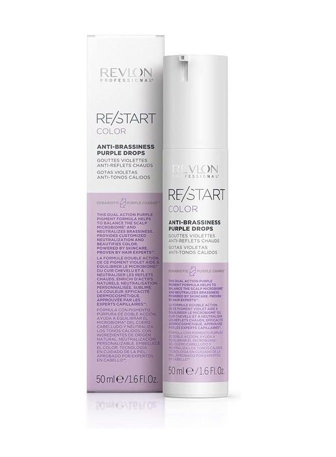 Revlon Professional ReStart Color Anti Brassiness Purple Drops 50 ml - Image 1