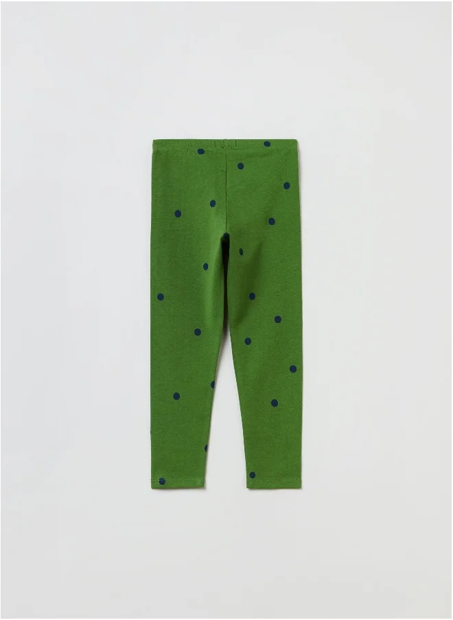 او في اس OVS Leggings With All-Over Print