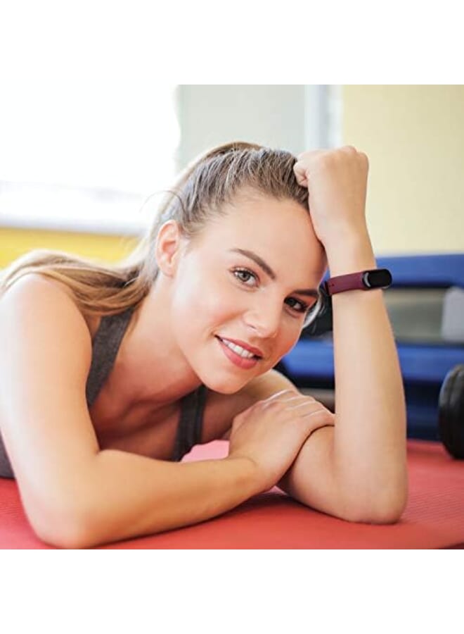 Meliya 5 Pack Sport Bands For Mi Band 4 Bands And Mi Band 3 Bands Soft Silicone Replacement Straps For Xiaomi Mi Band 4 And 3 Fitness Tracker - Image 3