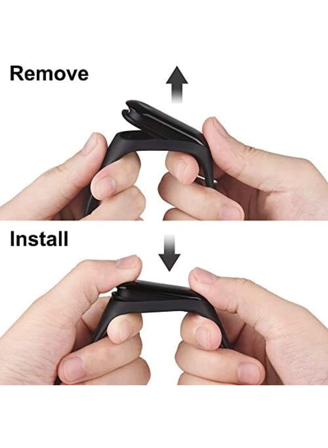 Meliya 5 Pack Sport Bands For Mi Band 4 Bands And Mi Band 3 Bands Soft Silicone Replacement Straps For Xiaomi Mi Band 4 And 3 Fitness Tracker - Image 2