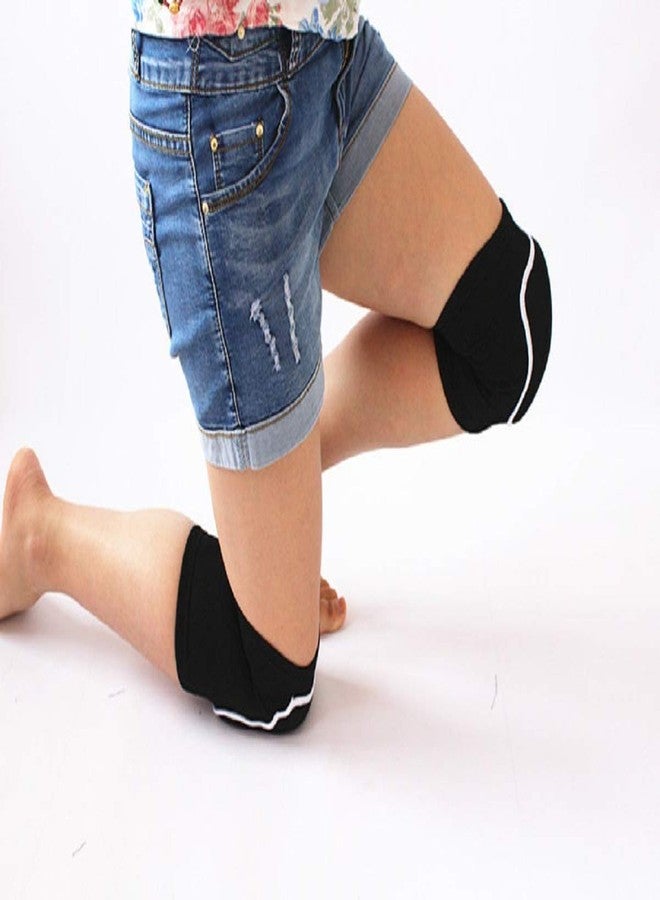 UROCK Knee Pads for Dancers, Soft Breathable Knee Pads for Men Women Kids Knees Protective, Knee Brace for Volleyball Football Dance Yoga (Black) (XL) - Image 2