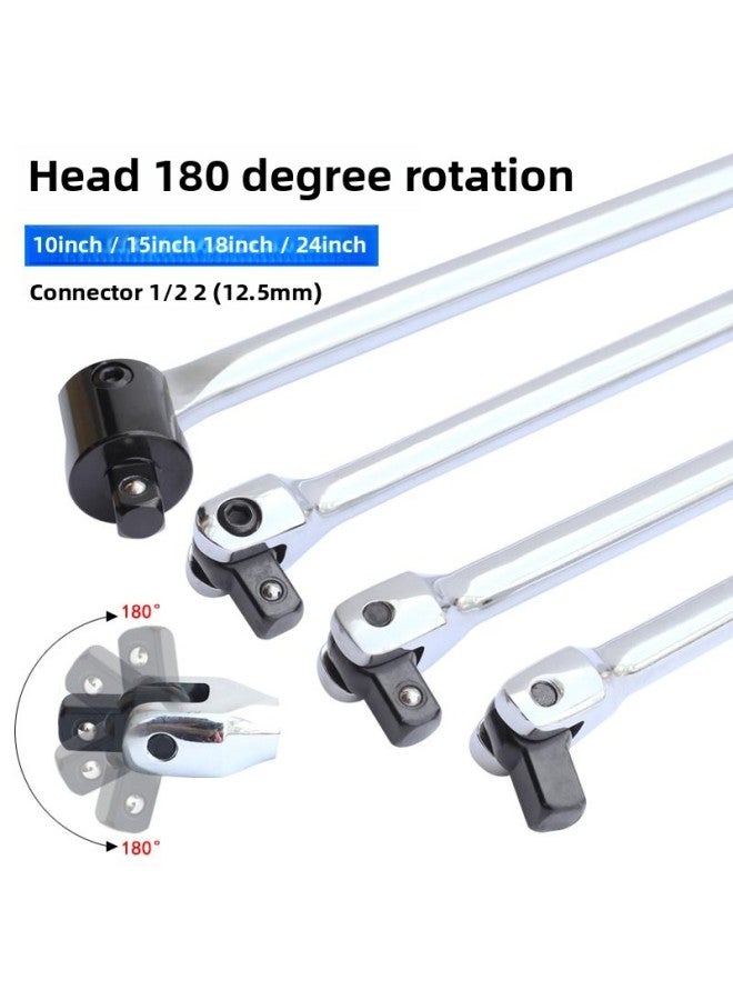 1/2 Sleeve Wrench F Rod Steering Handle Force Rod F Type Strong Plate Rod 1/4 Small 3/8 Medium Fly 3/4-Product Color:1/2f Handle Steering Rod 24inch (mirror Surface)  - Image 4