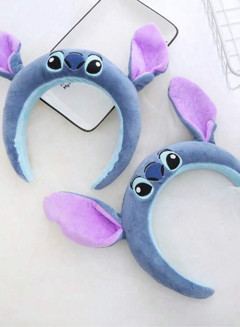 Stitch Plush Hairband | Cute Hair Accessory for Girls | Soft & Lightweight Headband for Daily Wear & Parties | Perfect Gift for Cartoon Lovers