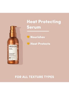 Mizani Thermastrength Heat Protecting Serum ; Protects Hair From Heat Damage ; With Shea Butter ; For Curly Hair ; 5 Fl Oz  - Image 3