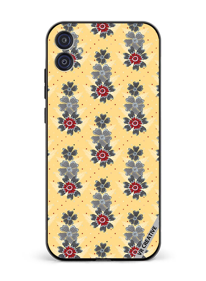 VR CREATIVE Protective Case Cover For Samsung Galaxy M04/F04 Pattern Flower Design Multicolour - Image 1