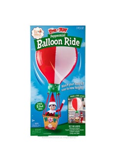 The Elf on the Shelf Peppermint Balloon Ride, Red- Scout Elf Not Included  - Image 1