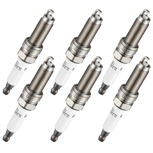 BDFHYK Iridium Spark Plugs ILZKR7B11 Compatible with Acura RDX MDX TSX TL,Compatible with Honda Accord Crosstour Pilot Odyssey Ridgeline,Cherokee,Pacifica 3.0L 3.5L 3.6L V6 for 7751 Set of 6 - Image 1