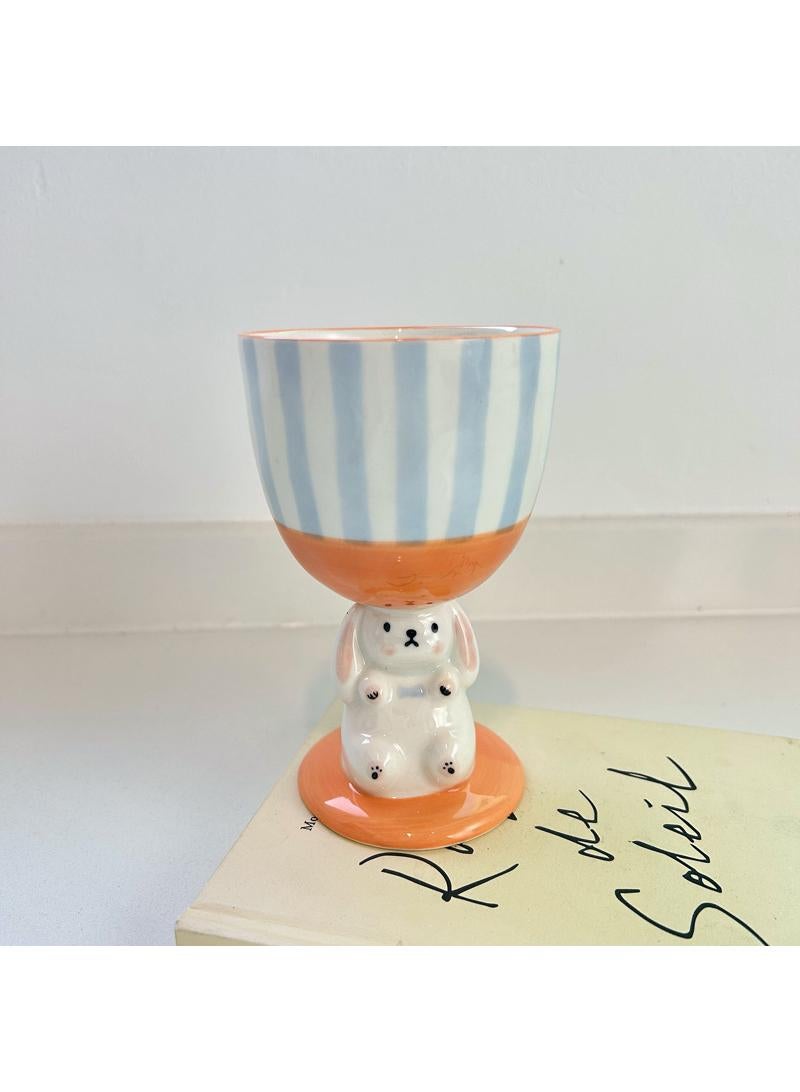 Rabbit Goblet Mug Large Capacity Coffee Cup