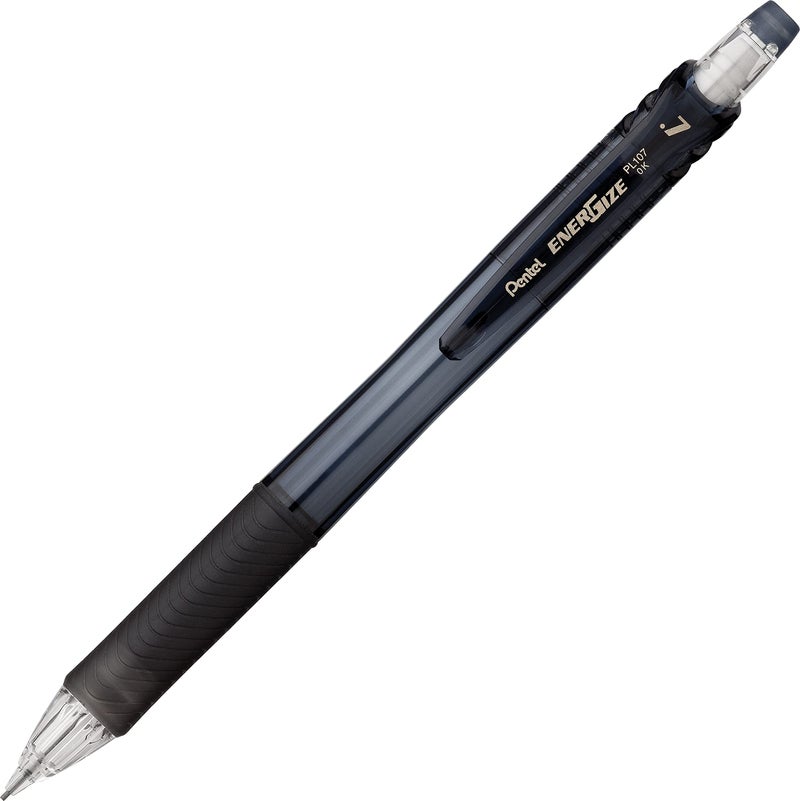 Pentel PL107A EnerGize X Mechanical Pencil, .7 mm, Black Barrel, Dozen - Image 2