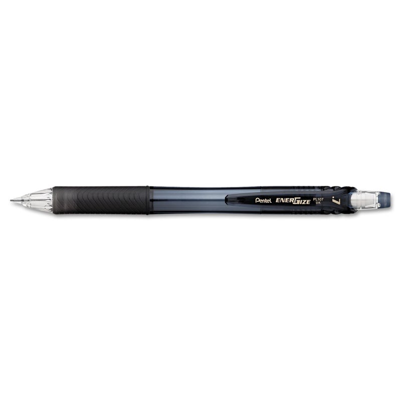 Pentel PL107A EnerGize X Mechanical Pencil, .7 mm, Black Barrel, Dozen - Image 4