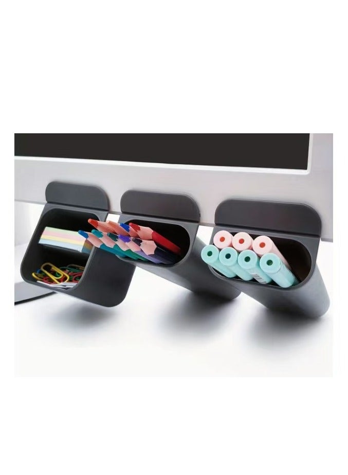 منظم أقلام سطح المكتب، حافظة أقلام، لوازم مكتبية، ملحقات مكتب الكمبيوتر، حاويات تنظيم للأقلام، لوازم مكتبية مدرسية - هدايا عمل للعودة إلى المدرسة، مستلزمات المعلم الأساسية - Image 1