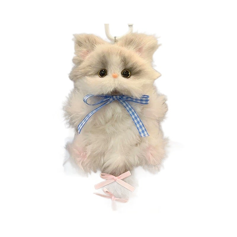 Cute Cat Chenille Stem DIY Keychain Craft Kit - Image 5