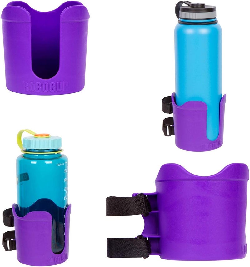 ROBOCUP Plus, (Purple), Add-On Accessory XL Extension Cup Holder, Larger Drink Capacity, Perfect for Boats, Golf Carts, Walkers, Wheelchairs and Work. Made in USA (Includes 1) - Image 1