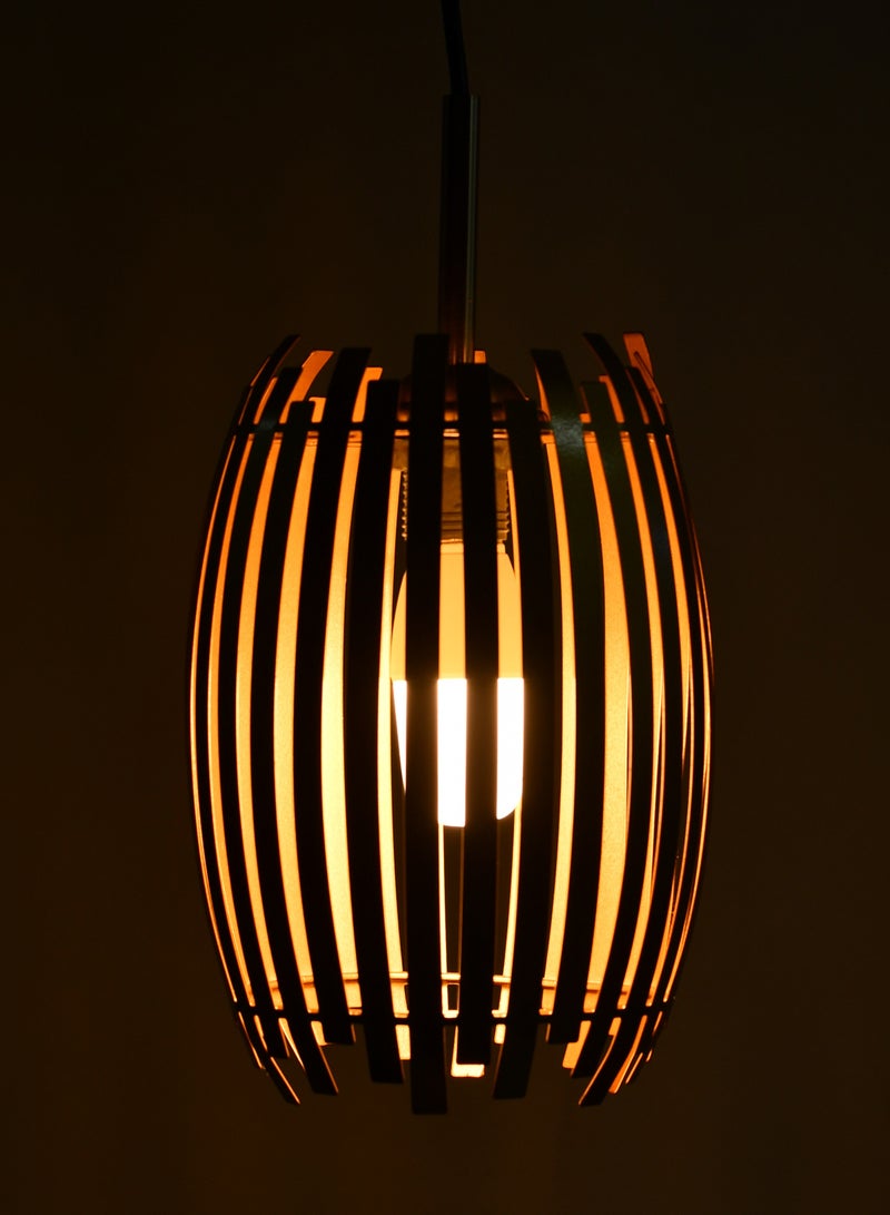 Modern Gold pendant chandelier, geometric shape, with a contemporary and modern design - Image 2
