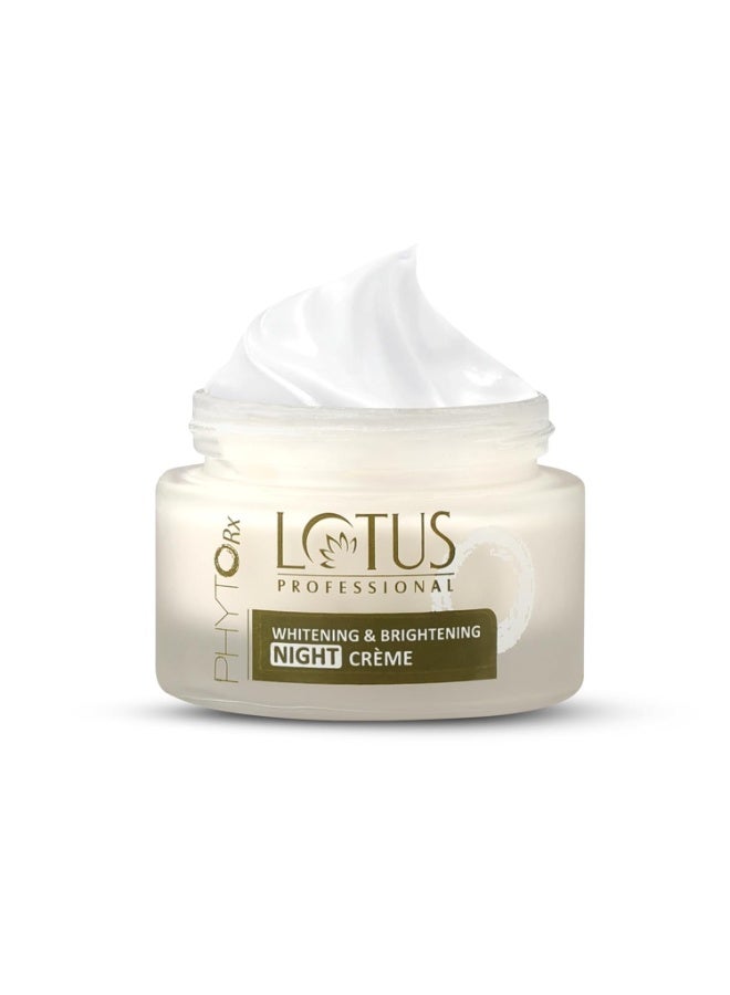 لوتس كريم الوجه الليلي PhytoRx الاحترافي من لوتس | كريم إصلاح ليلي مرطب للوجه بتركيبة مقاومة للشيخوخة | ترطيب عميق ومصحح للبقع الداكنة| للنساء والرجال | مناسب لجميع أنواع البشرة |50 جم - Image 1