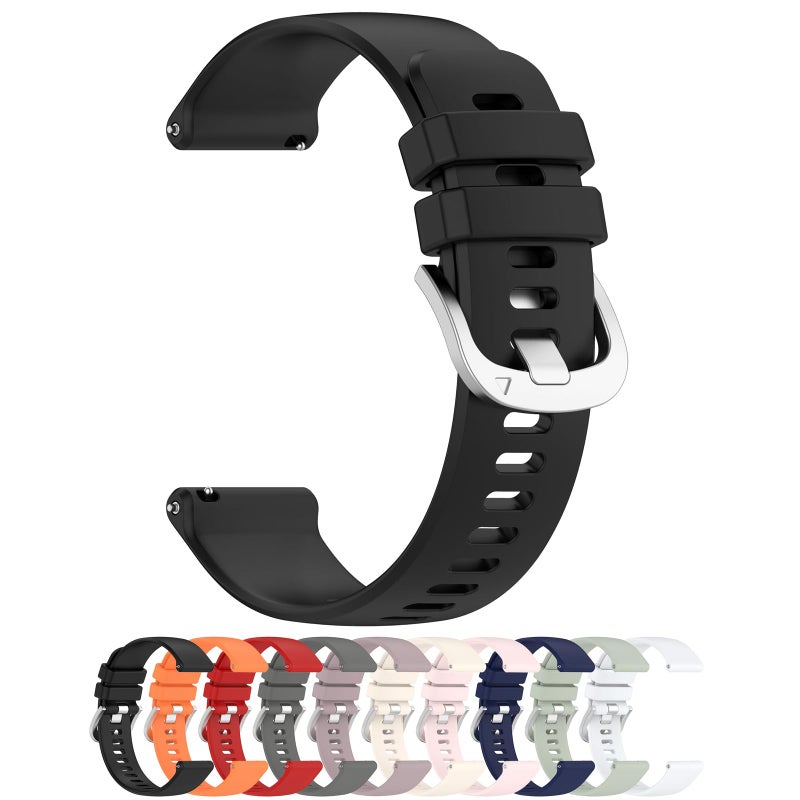 LOKEKE Replacement Band Compatible with Xiaomi Watch S3 – 22mm Green Silicone Strap - Image 2