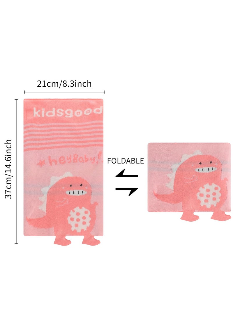 SYOSI Winter Warm Bobble Hat with Ear Flaps and Scarf Set for Girls Age 6-10, Cute and Cozy Toddler Kids Hat, M Size  - Image 5
