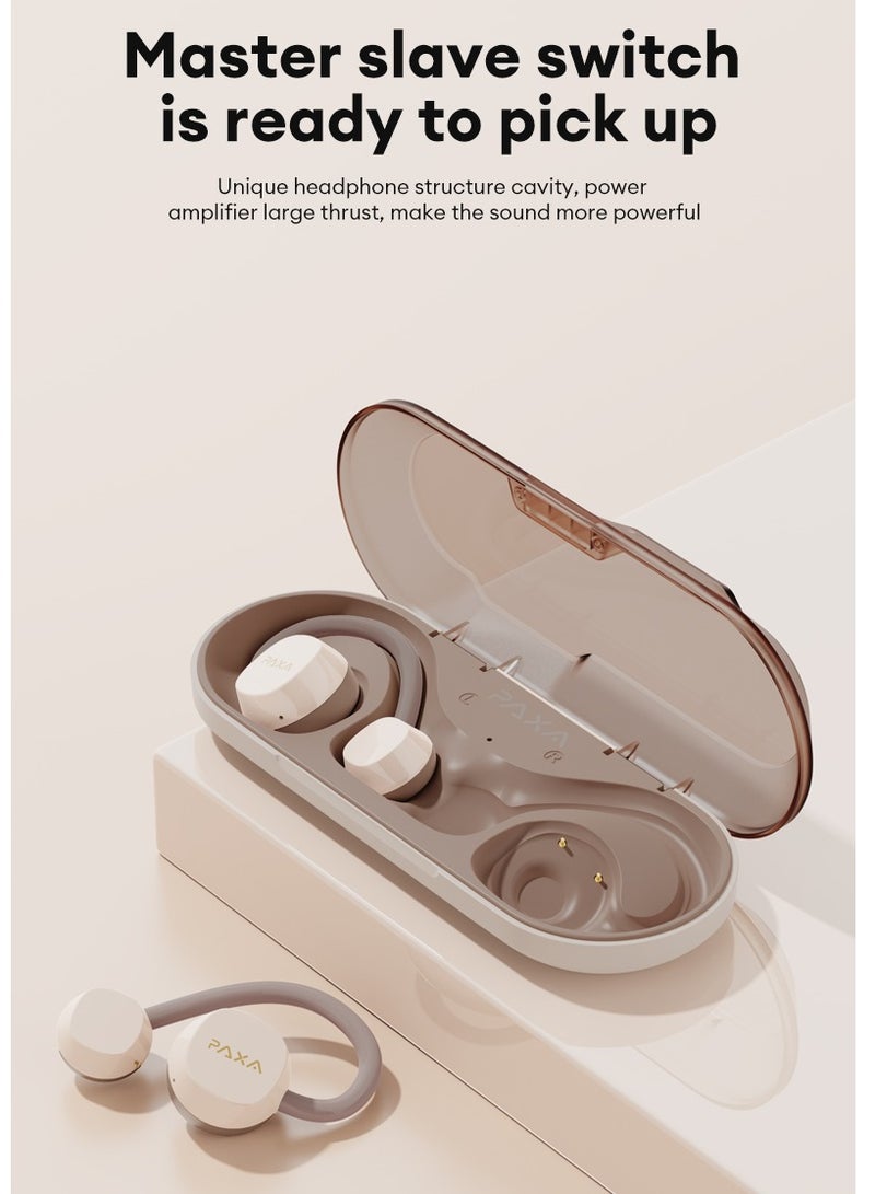 PAXA-PA-W50-True Wireless Bluetooth Headphones-Beige